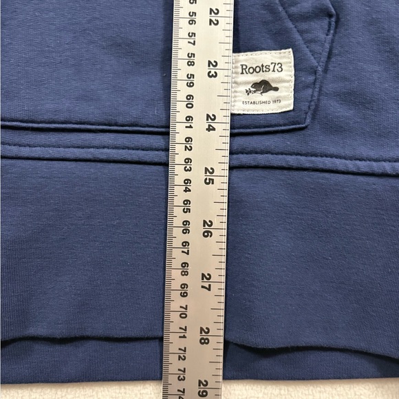 Free ship - Roots Unisex Blue Zip-Up Hoodie - Picture 8 of 8